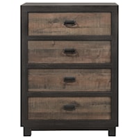 Two-Tone 4-Drawer Chest