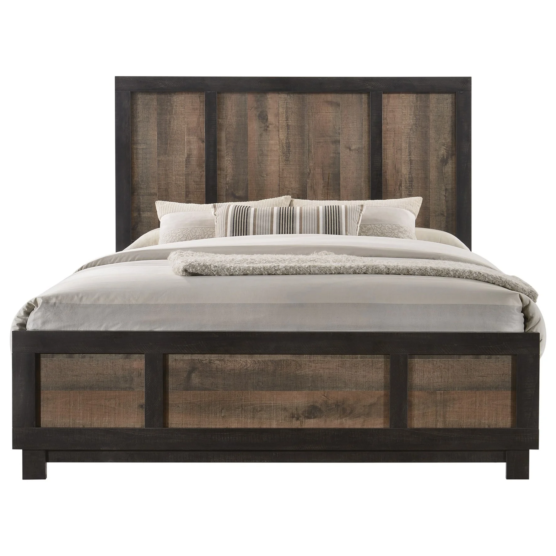 Elements Harlington HG100KB Transitional King Panel Bed Royal