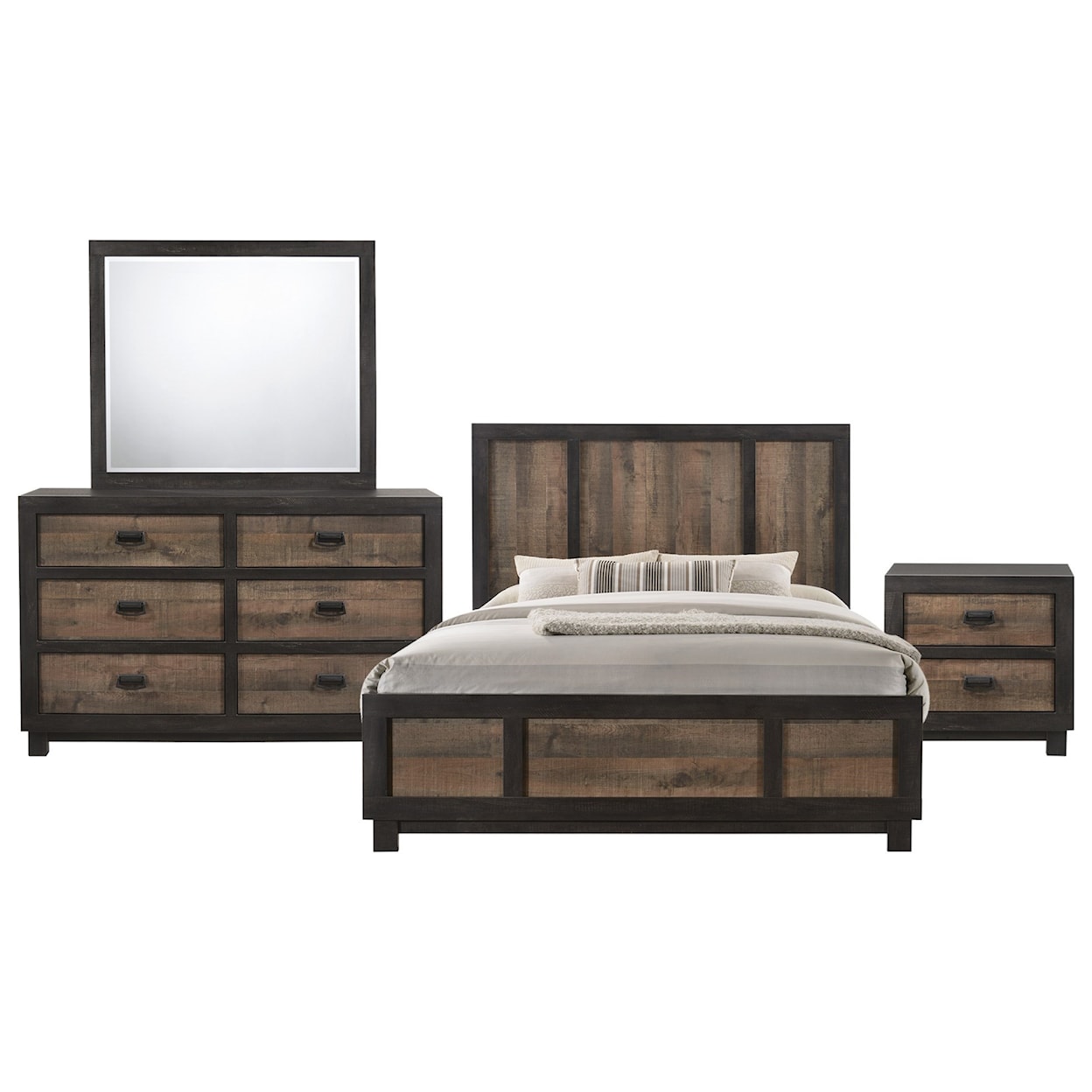 Elements International Harlington Queen Bedroom Group