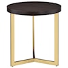 Elements International Harper Round End Table