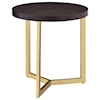 Elements International Harper Round End Table