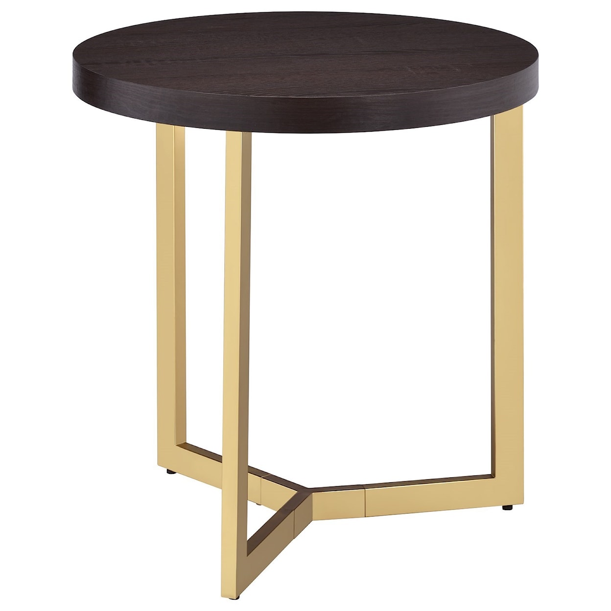 Elements International Harper Round End Table