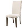 Elements International Jax Upholstered Side Chair