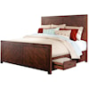 Elements International Jax King Storage Bed