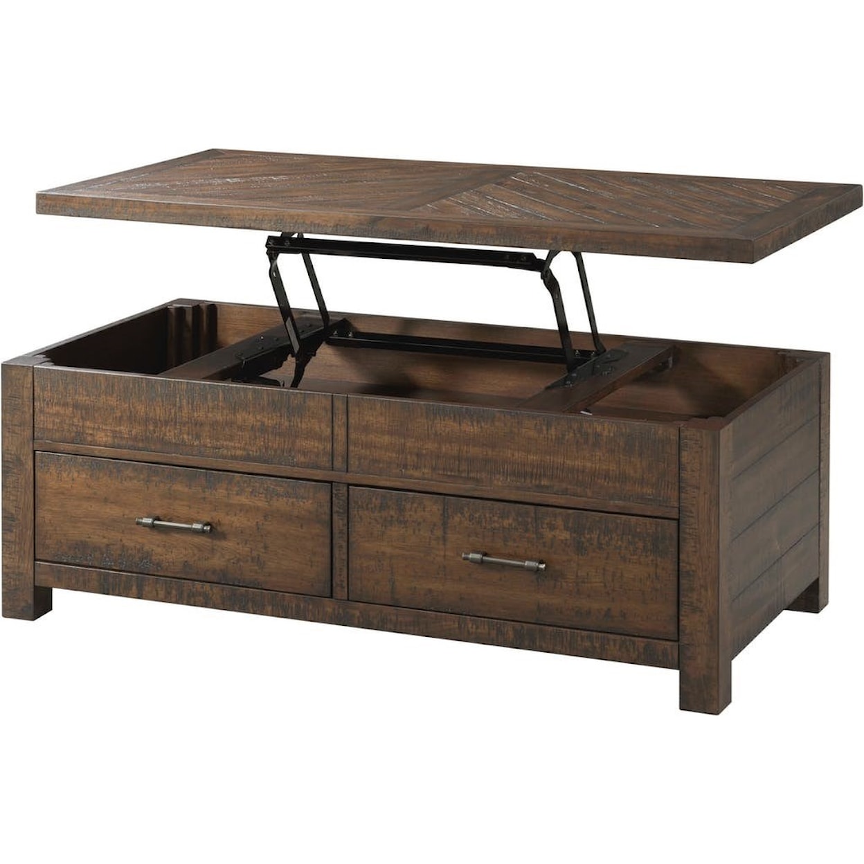 Elements International Jax Coffee Table with Lift Top