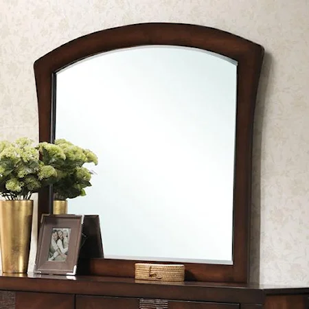 Landscape Mirror with Arched Frame