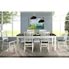 Elements International Kayla 7-Piece Dining Table and Chair Set