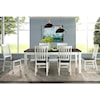 Elements Kayla Two-Tone Rectangular Dining Table