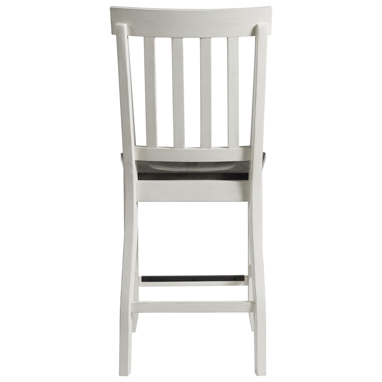 Elements International Kayla Two-Tone Counter Height Side Chair