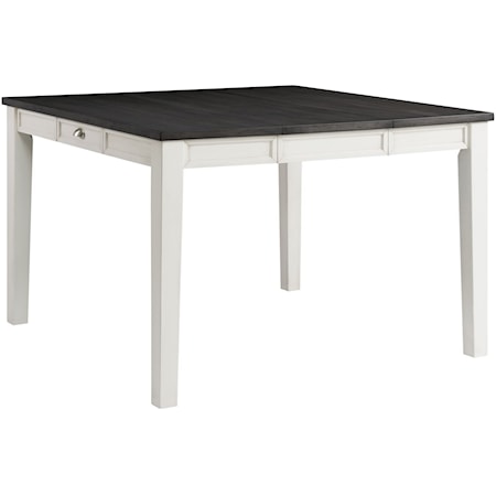 Two-Tone Counter Height Dining Table