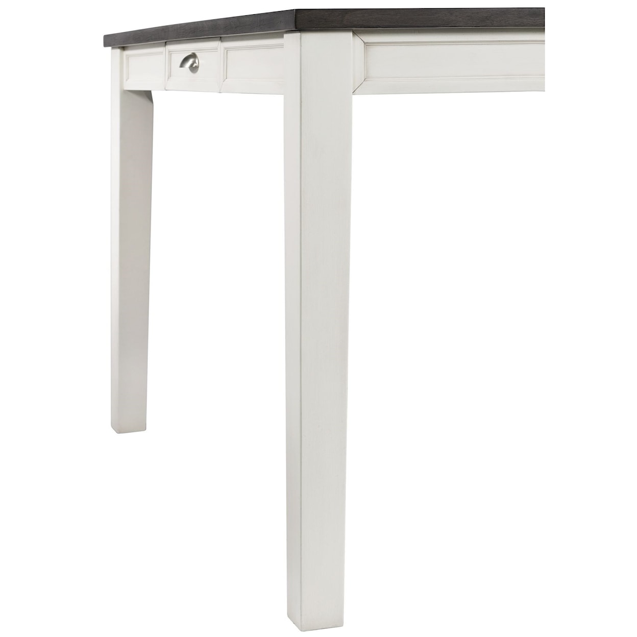 Elements International Kayla Two-Tone Counter Height Dining Table
