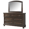 Elements International Kingston Dresser and Mirror Set