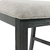 Elements International Martin Dining Table Set with Bench