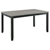 Elements International Martin Dining Table Set with Bench
