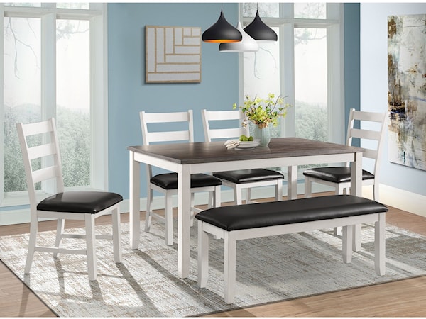 Dining Table Set with Bench
