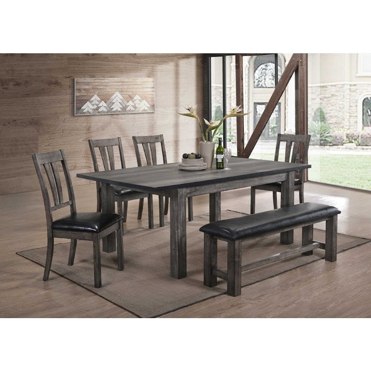 Elements International Nathan Dining Bench