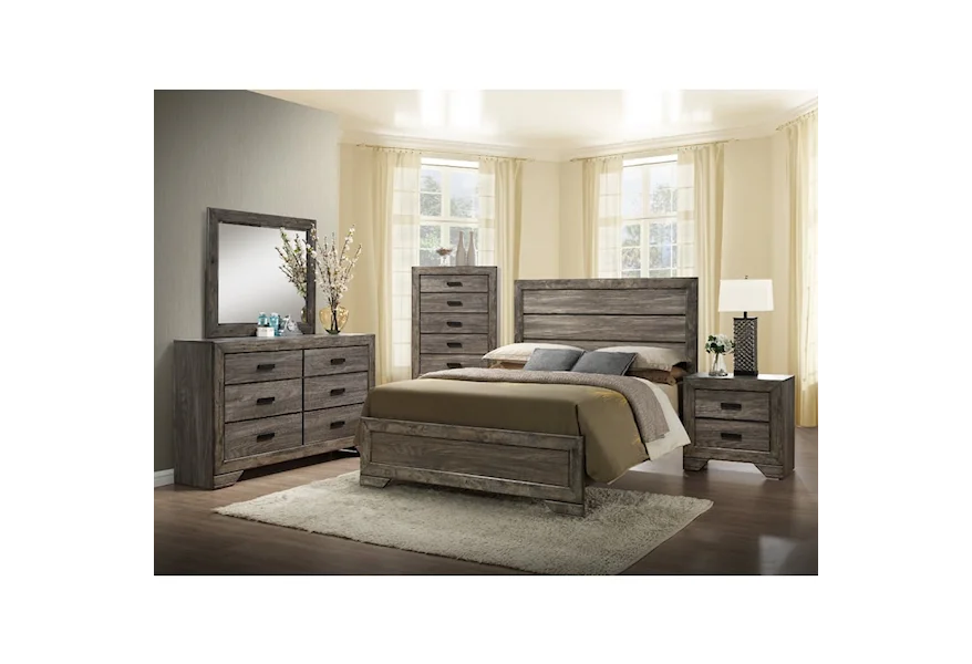 Nathan 5-Piece Twin Bedroom Set by Elements International at Sam Levitz Furniture