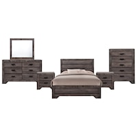 Rustic 6-Piece King Bedroom Set