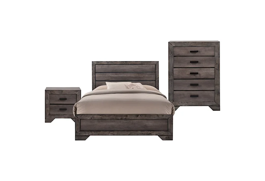 Nathan 3-Piece Queen Bedroom Set by Elements International at Rife's Home Furniture