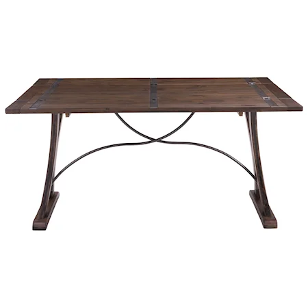Industrial Folding Top Dining Table