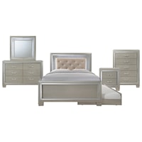 Full 5-Piece Trundle Bedroom Group