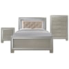 Elements Platinum Full 3-Piece  Bedroom Group