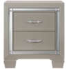 Elements International Platinum Full 3-Piece  Bedroom Group