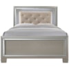 Elements International Platinum Full 3-Piece  Bedroom Group