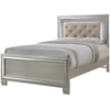 Elements International Platinum Full 3-Piece  Bedroom Group