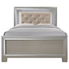 Elements International Platinum Full 5-Piece Bedroom Group