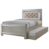 Elements Platinum Full 4-Piece Trundle Bedroom Group