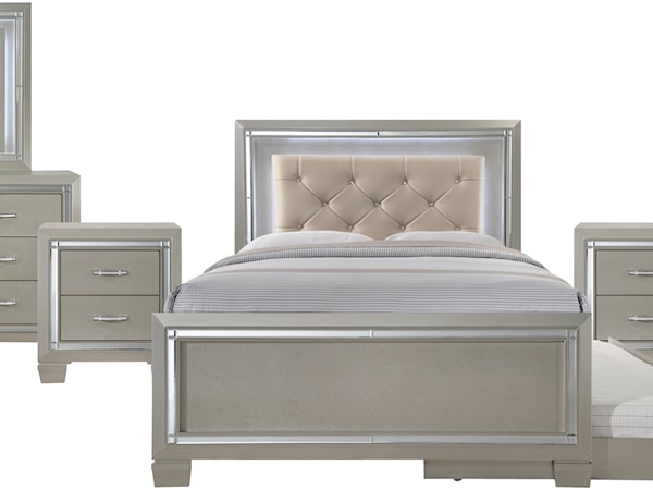 Full 6-Piece Trundle Bedroom Group