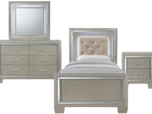 Twin 4-Piece Bedroom Group