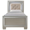 Elements Platinum Twin 4-Piece Bedroom Group