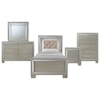 Elements Platinum Twin 5-Piece Bedroom Group