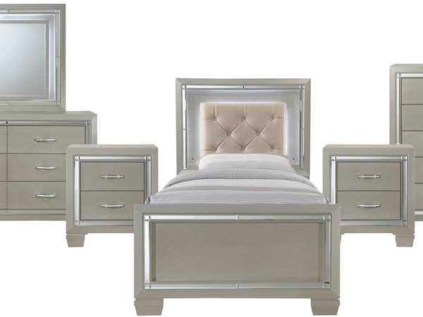 Twin 6-Piece Bedroom Group