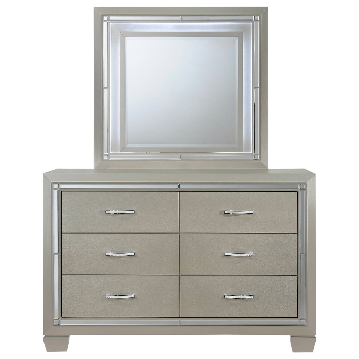 Elements Platinum Full 6-Piece Bedroom Group