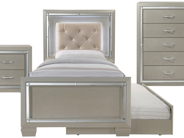 Twin 3-Piece Trundle Bedroom Group