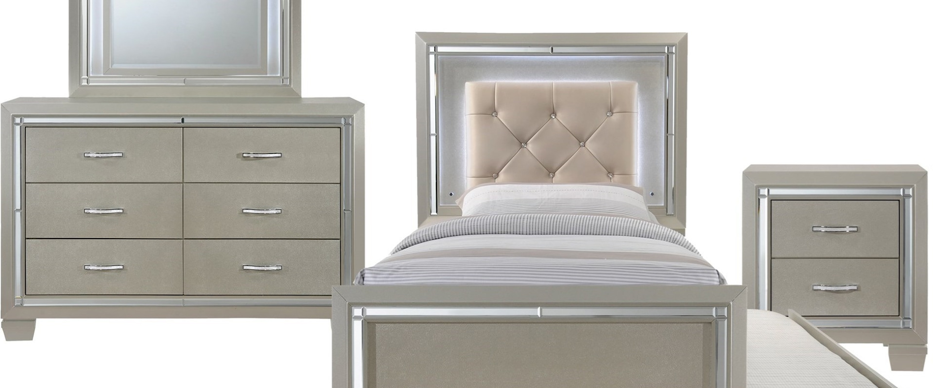Twin 4-Piece Trundle Bedroom Group