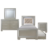 Twin 4-Piece Trundle Bedroom Group