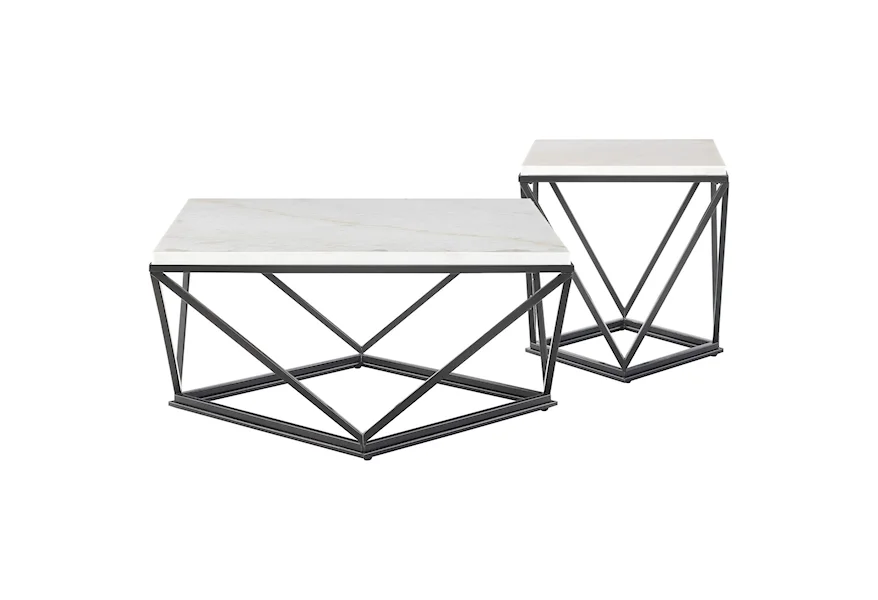 Riko 2-Piece Occasional Table Set by Elements at Royal Furniture