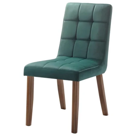 Mid-Century Modern Tufted Side Chair
