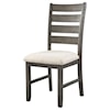Elements International Sawyer Dining Group with Six Chairs