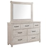 VFM Basics Fulton Dresser and Mirror Set