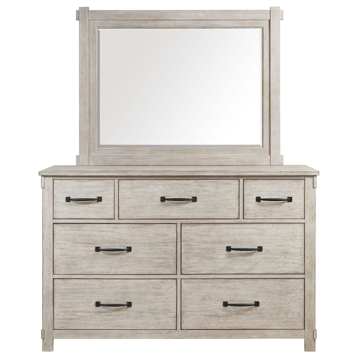 ELE Malone Dresser and Mirror Set