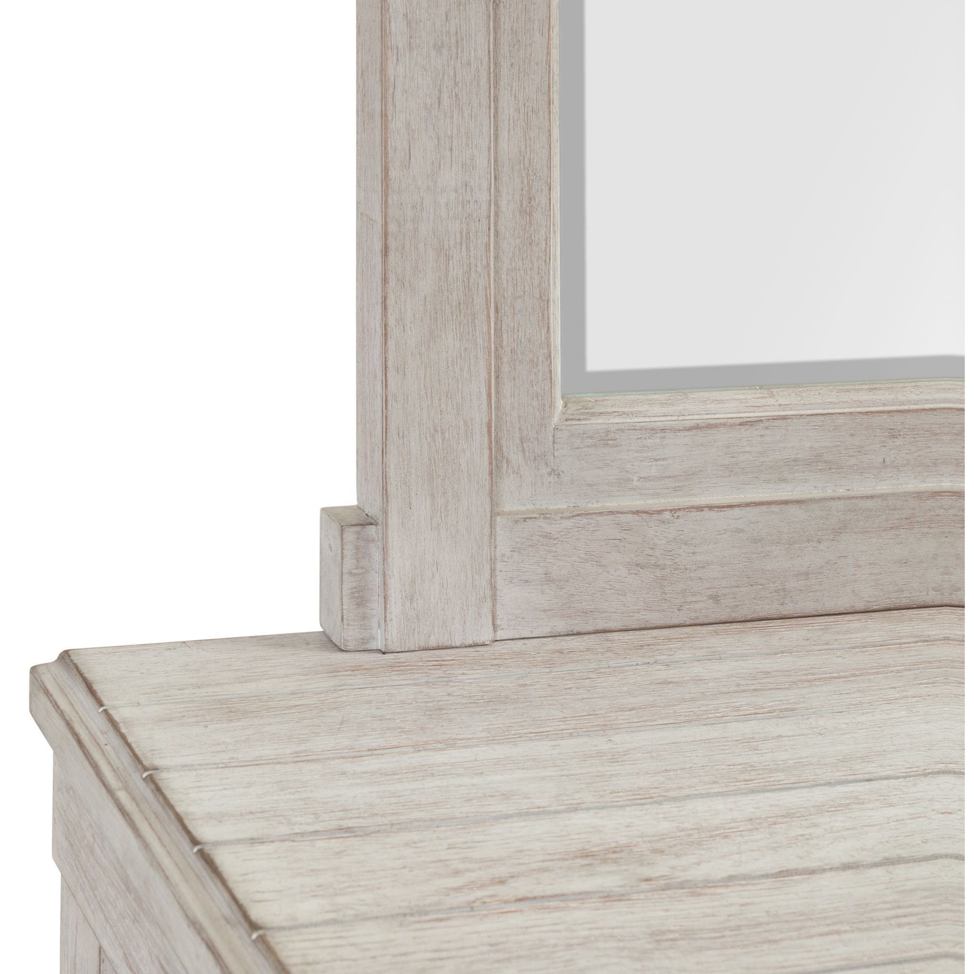 Dresser and Mirror Set