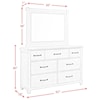 VFM Basics Fulton Dresser and Mirror Set