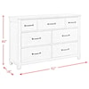 Elements International Yellowstone YELLOWSTONE WHITE DRESSER |