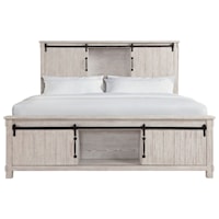 Modern Farmhouse King Bed with Storage