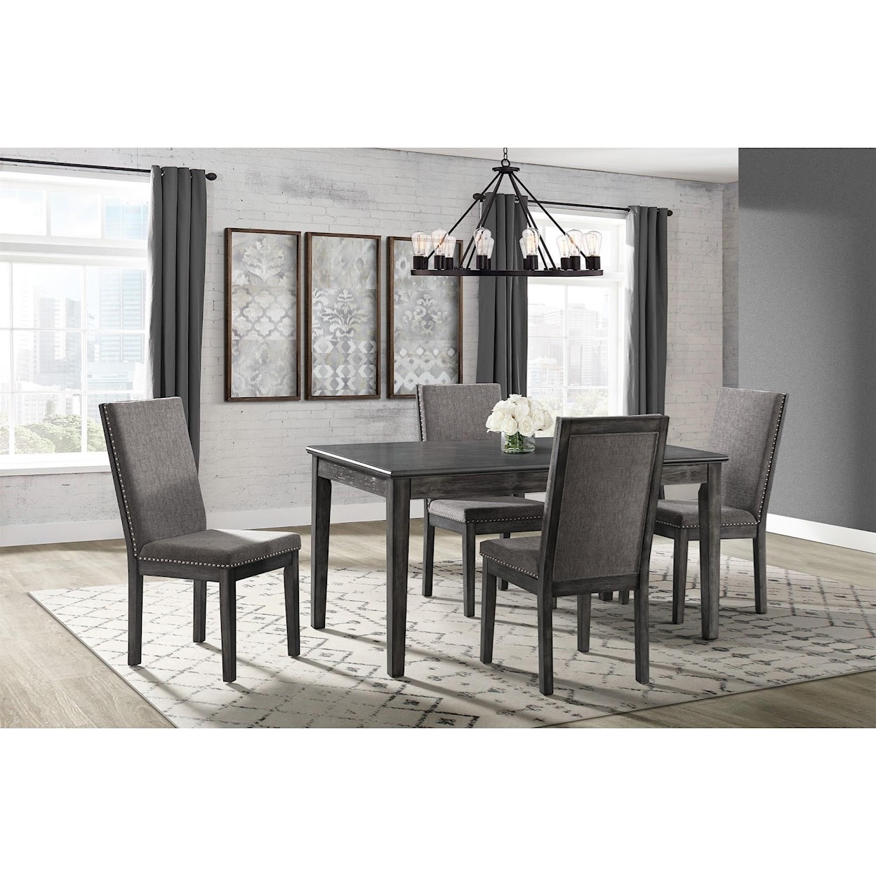 Elements International South Paw Dining Table